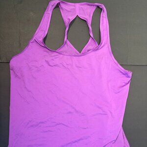 Under Armour Women’s Purple Tank Top – Athletic Dri-Fit, Size M